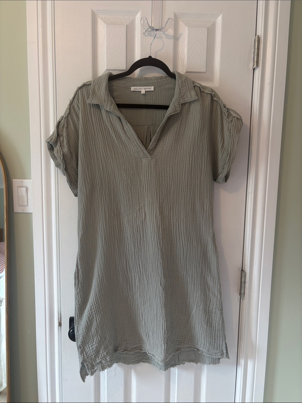 Melissa Nepton cotton gauze dress - size small